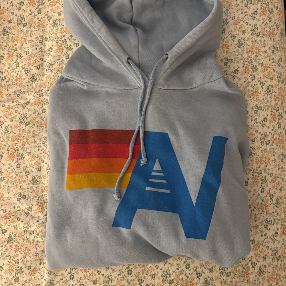 AVIATOR NATION BLUE LOGO HOODIE 🩵⚡️